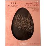 Uovo di Pasqua Majani Platò Colombia cioccolato fondente 75% e granella di cacao con sorpresa.