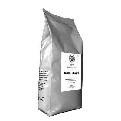 caffè in grani miscela robusta caffè della repubblica chicchi tostati sacco 1 kg
