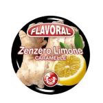 Caramelle Flavoral gusto Zenzero e Limone in latta 35 gr Mental Fassi 