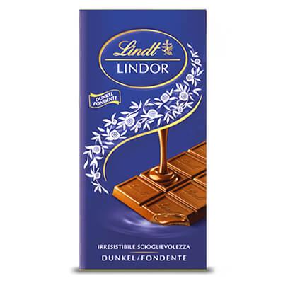 tavoletta cioccolato fondente lindor 100 gr lindt