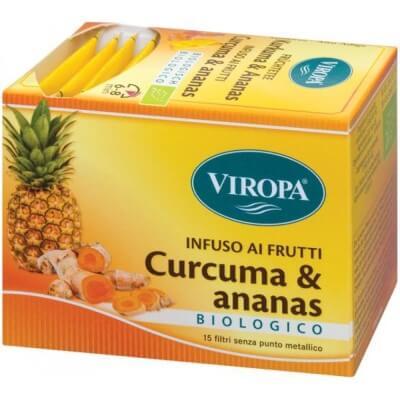 viropa curcuma ananas tisana biologica